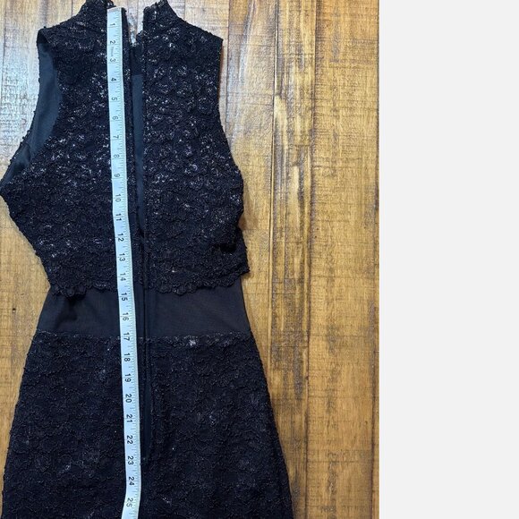 Blondie and Me by Linda Bernell Deep Navy/Black Formal Evening Dress - Picture 13 of 15